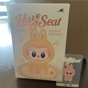 Baba Labubu Have A Seat Plushie